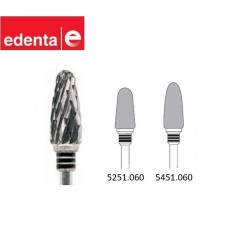 Edenta TC Cross Cut Burs - Medium/Coarse - 3 Black Band - 1pc - Options Available